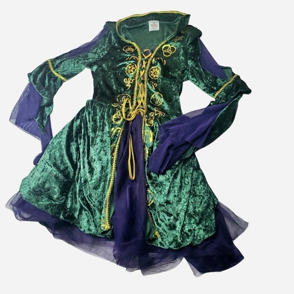 Spirit Disney Hocus Pocus Costume Kids Girl Medium Winifred Sanderson Sisters - Picture 5 of 8